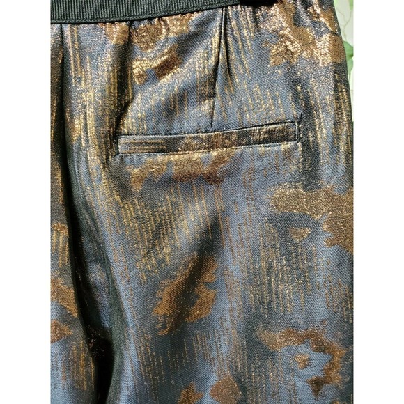 H & M Women's Multicolor Polyester Mid Rise Straight Legs Casual Pants Size 6 - Picture 7 of 12